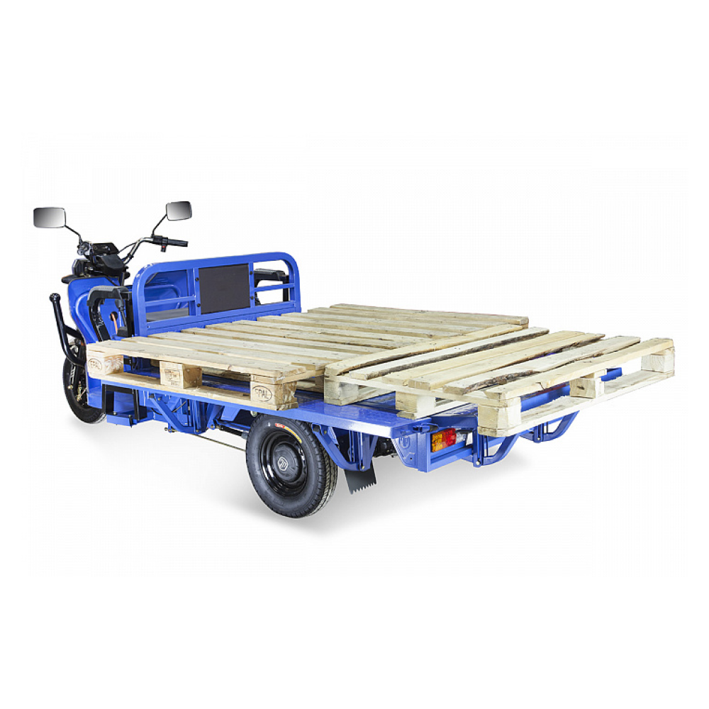 Грузовой электротрицикл Rutrike Габарит 1700 60V1200W синий матовый 7