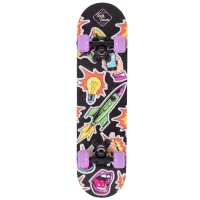 Скейтборд Tech Team Profi 2024 фиолетовый